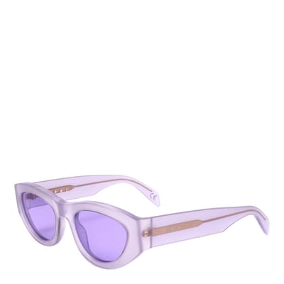 Purple Round Sunglasses 52mm