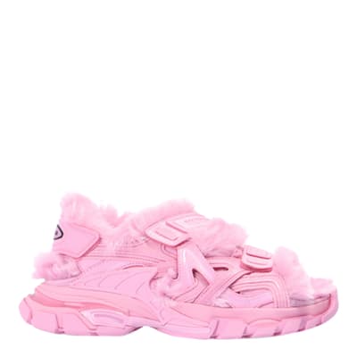 Pink Balenciaga Track Sandals