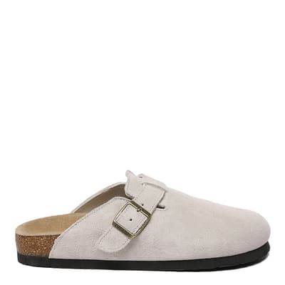 Women's Taupe Pintail Suede Clogs