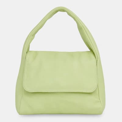 Green Brooke Puffy Leather Mini Bag