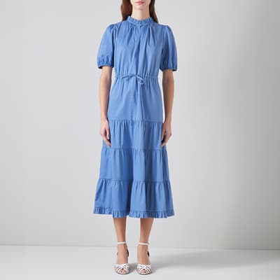 Blue Cotton Hedy Dress