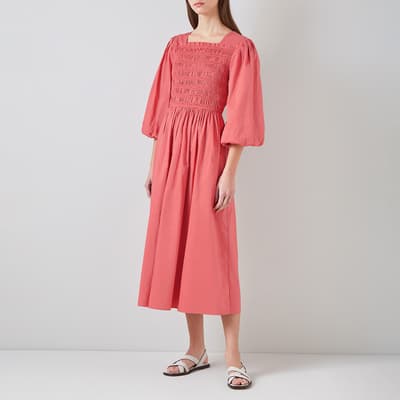 Pink Cotton Calister Dress