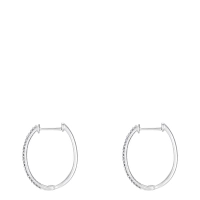Silver Aitana Diamond Earrings