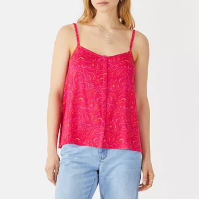 Pink Molly Button Top