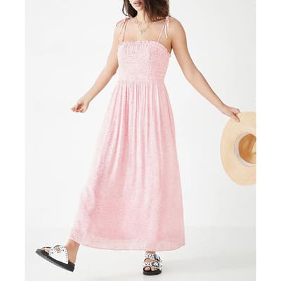 Pink Alessia Midi Dress