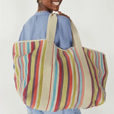 Sasha Stripe Tote Bag 