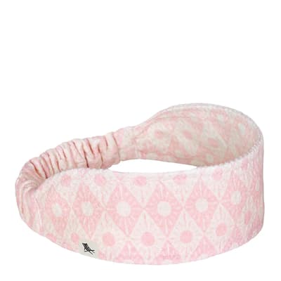 Spa Head Wrap, Diamond Pink