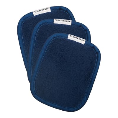 3 Pack Makeup Removers, Nautical Navy