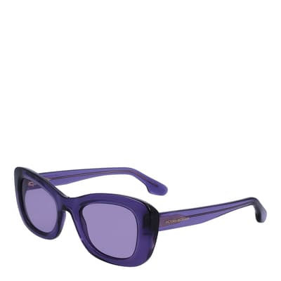 Women's Purple Victoria Beckham Sunglasses 50mm