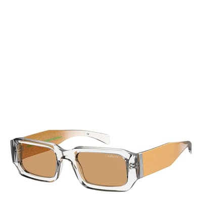 Crystal Rectangular Sunglasses 53mm