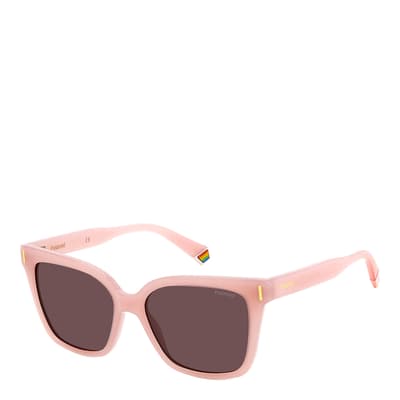 Pink Square Sunglasses 54mm