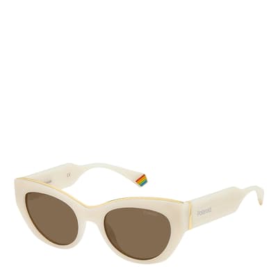Ivory Cat Eye Sunglasses 50mm