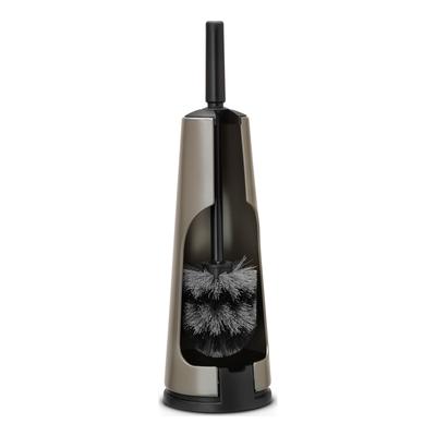 ReNew Toilet Brush And Holder, Platinum