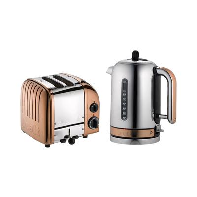 Classic Copper 2 Slot Toaster & Kettle Bundle