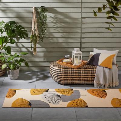 Dand. Clocks 445803 60x200cm Indoor/Outdoor Runner Rug