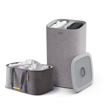 Tota 60L Grey + Hold-All Laundry Basket
