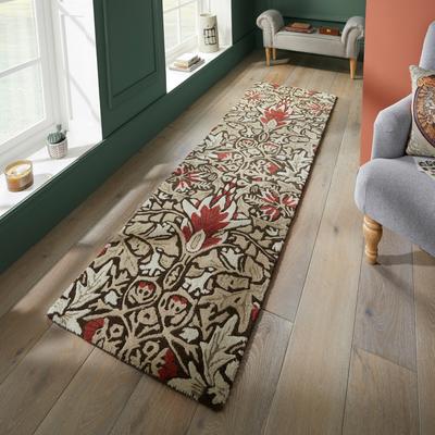 Snakeshead 127200 67x230cm Runner Rug, Chocolate/Spice