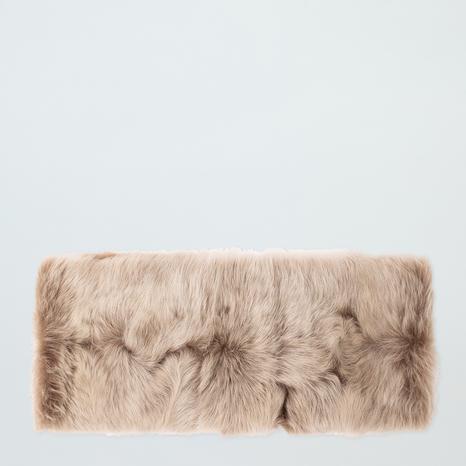 Butterscotch Shearling Snood
