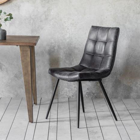 Verdes Grey Chair, Set of 2