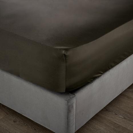 1000TC King Deep Fitted Sheet, Platinum