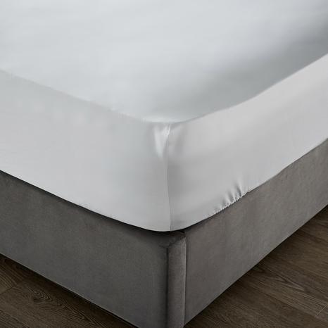 1000TC King Deep Fitted Sheet, Ice Grey