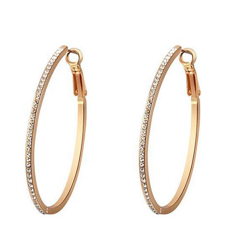 Rose Gold Plated Elegant Earrings
