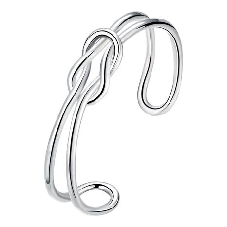 Sterling Silver Silver Tie Bracelet