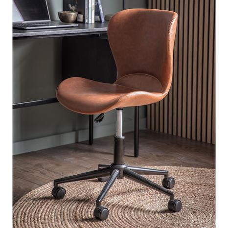 Travis Swivel Chair Brown