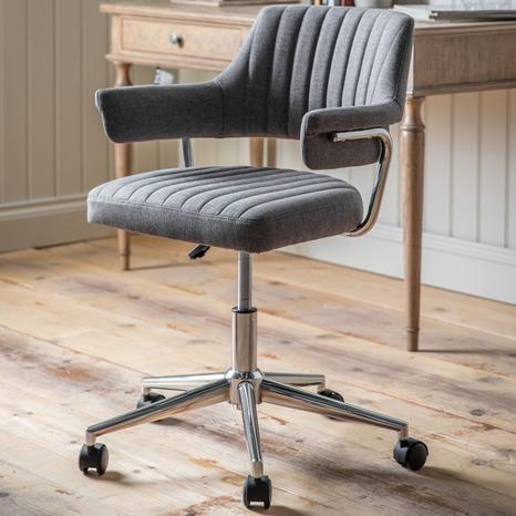 Torfield Swivel Chair, Charcoal