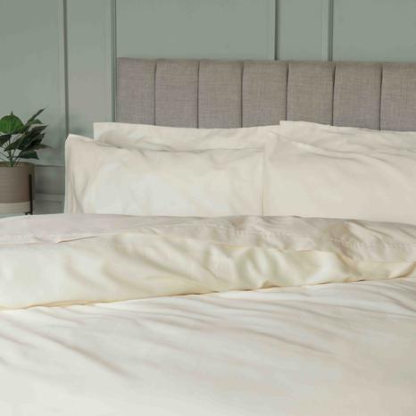Belledorm Premium Blend 500 Thread Count Duvet Cover,Superking Ivory