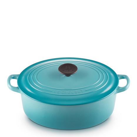 Teal Oval Casserole Dish, 27cm