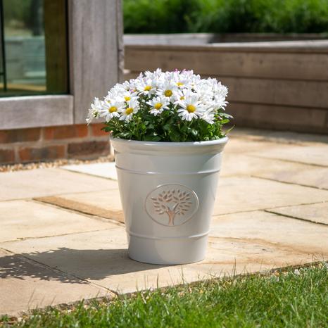 30cm Blenheim Pot - Grey
