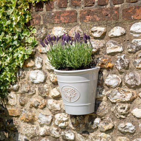 Blenheim Wall Pot - Off White