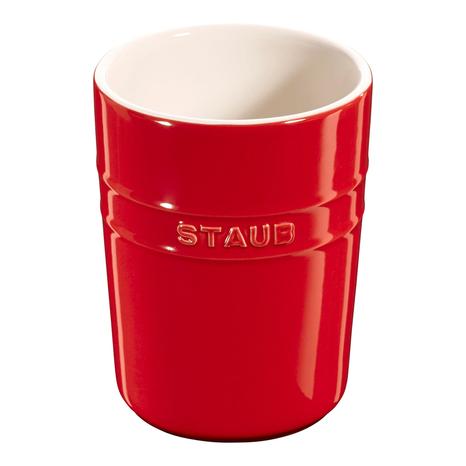 Cherry Ceramic Utensil Holder, 11cm