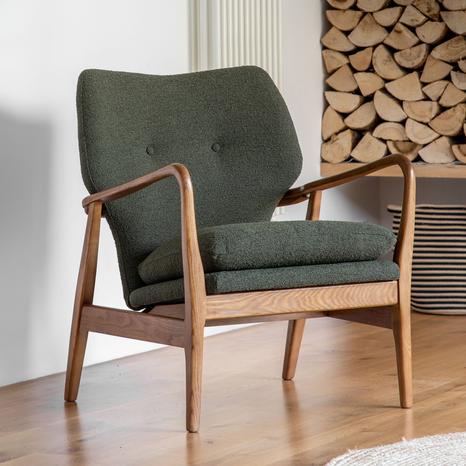 Creww Armchair, Green
