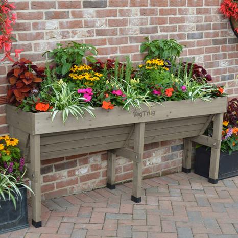 Medium Wall Hugger, Grey Wash
