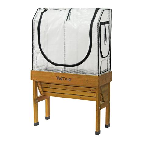 Small Wall Hugger Greenhouse Frame & Multi, Cover Set