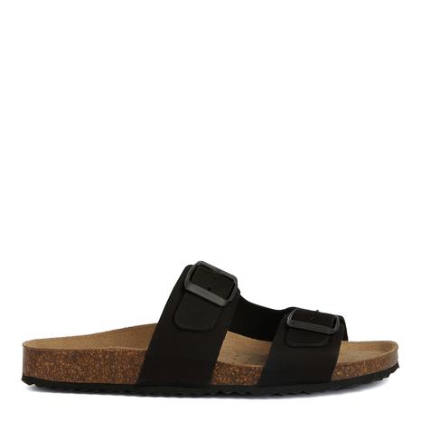 Women's Black Leather Brionia Sandal