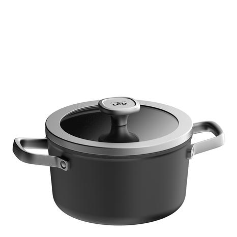 Leo Graphite Covered Casserole, 20cm