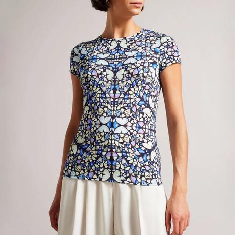 Blue Print Maraly T-Shirt