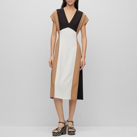 Black Debrany Midi Length Dress