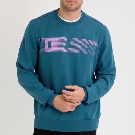 Blue Ginn-E3 Stretch Cotton Sweatshirt