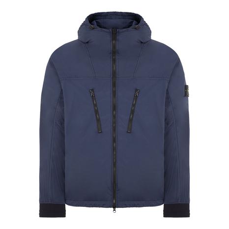 Navy Nylon Packable Jacket