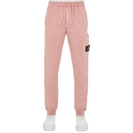 Pale Pink Fleece Cotton Joggers