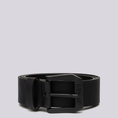 Black Classic Leather Belt