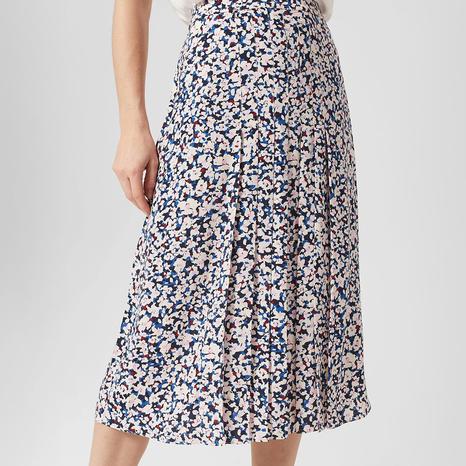 Multi Amica Printed Midi Skirt