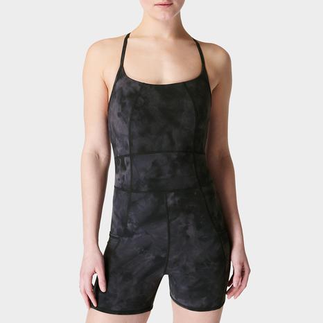 Black Super Soft Short Bodysuit