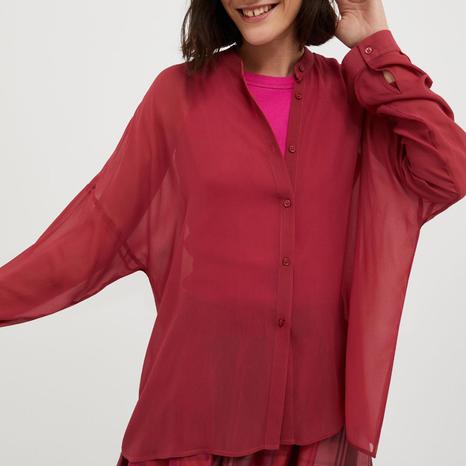 Rust Elvira Blouse