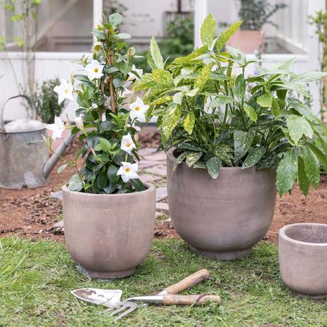 Cartmel Mocha Terracotta Planter, Set of 3