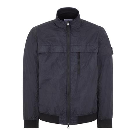 Navy Blouson Garment Dyed Jacket